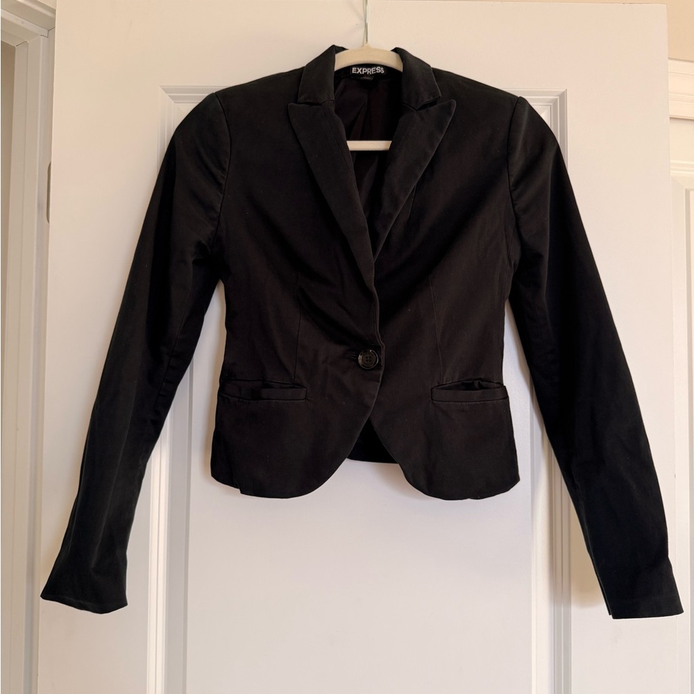 Express Women's Elegant Black Suit Jacket